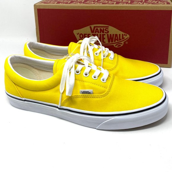 Vans Legendary Era Cyber Yellow Canvas Skate Sneakers Men's Size 9.5 VN0A54F1CA1 - Picture 6 of 11